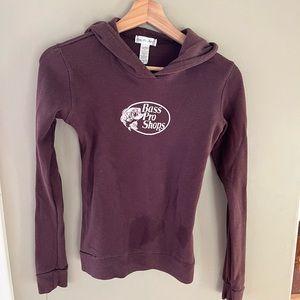 Adorable bass pro shop top size medium, could also fit a small.